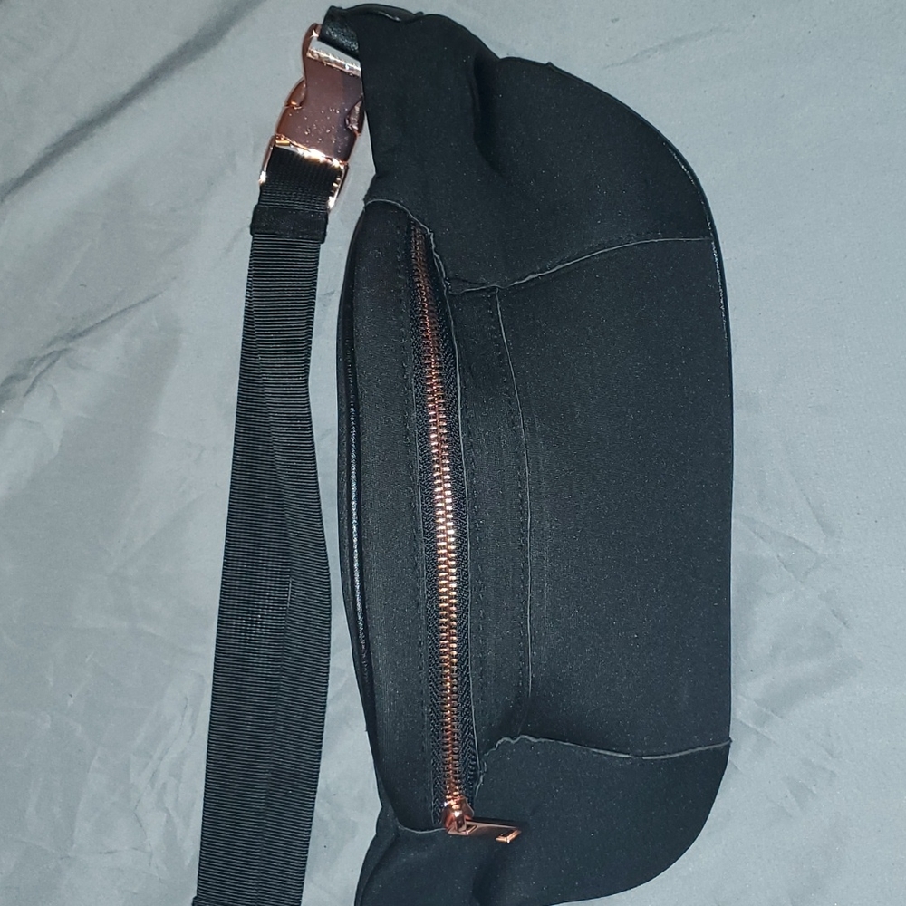 Asos scuba rose gold fannypack